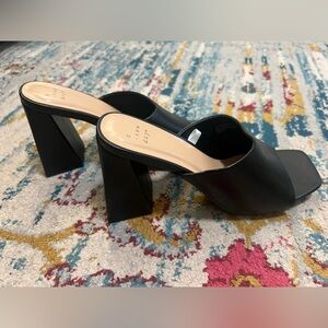 A New Day Black Women's Heeled Mules